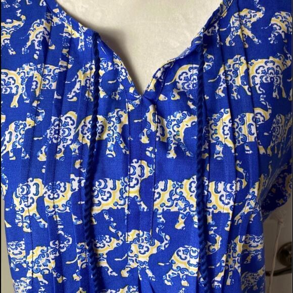 CARIBBEAN JOE SMALL TOP with Elephant print. NWT - Picture 4 of 6